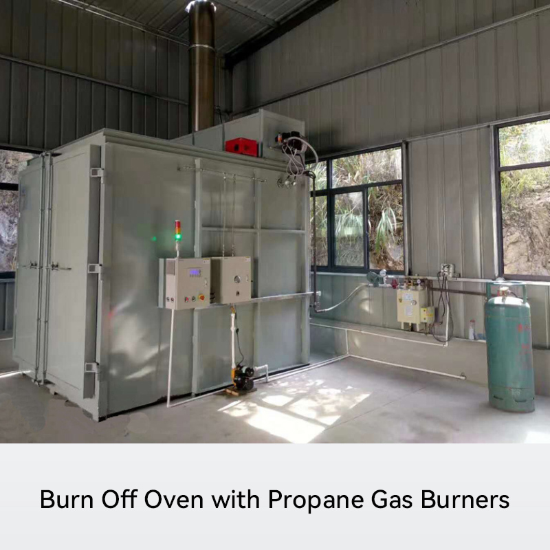 Burn Off Oven With Propane Gas Thermal Cleaning Systems